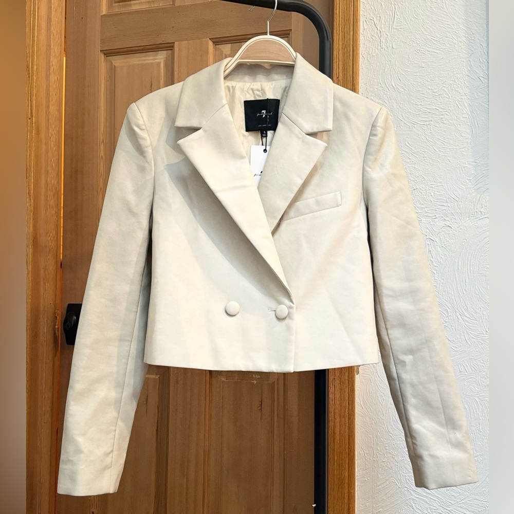 7 For All Mankind Faux Leather Jacket | NWT | Size: Medium